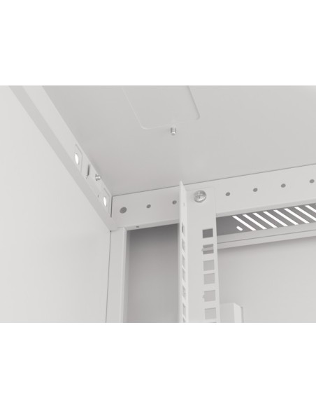 Szafa rackowa wisząca 19" 12U 600x600 szara | Szafy serwerowe | ODEL.PL