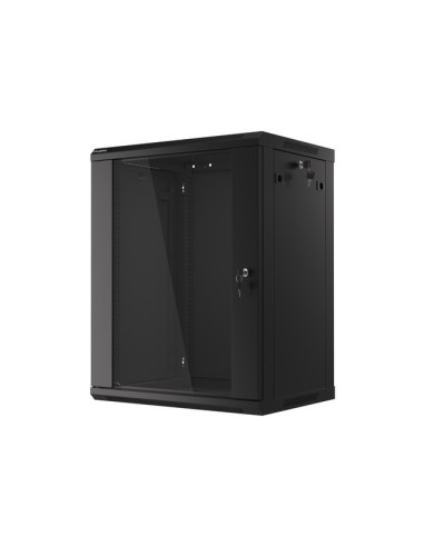 Szafa rackowa wisząca 19" 15U 600x450 czarna | Szafy serwerowe | ODEL.PL