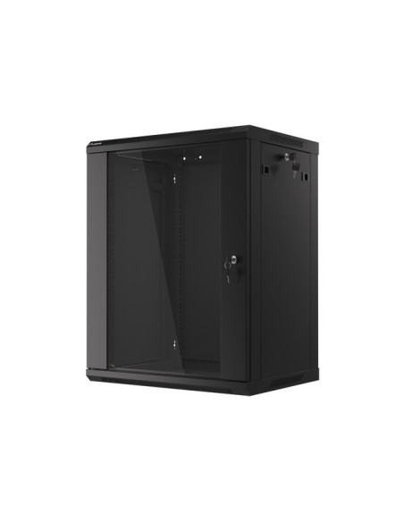 Szafa rackowa wisząca 19" 15U 600x450 czarna | Szafy serwerowe | ODEL.PL