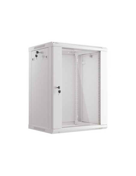 Szafa rackowa wisząca 19" 15U 600x450 szara | Szafy serwerowe | ODEL.PL