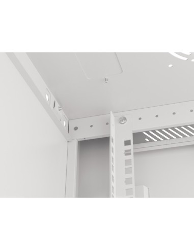 Szafa rackowa wisząca 19" 15U 600x450 szara | Szafy serwerowe | ODEL.PL