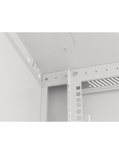 Szafa rackowa wisząca 19" 15U 600x600 szara | Szafy serwerowe | ODEL.PL