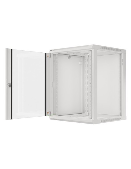 Szafa rackowa wisząca 19" 15U 600x600 szara | Szafy serwerowe | ODEL.PL