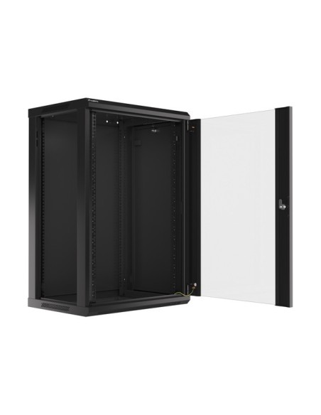 Szafa rackowa wisząca 19" 18U 600x450 czarna | Szafy serwerowe | ODEL.PL
