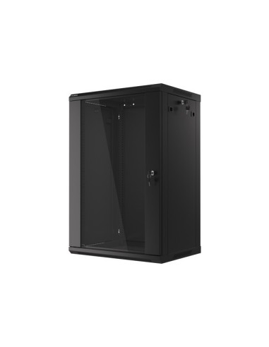 Szafa rackowa wisząca 19" 18U 600x450 czarna | Szafy serwerowe | ODEL.PL