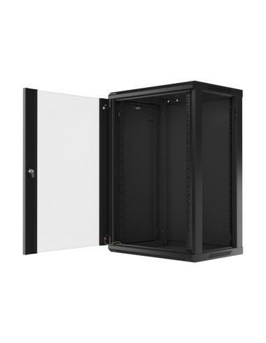 Szafa rackowa wisząca 19" 18U 600x450 czarna | Szafy serwerowe | ODEL.PL