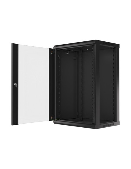 Szafa rackowa wisząca 19" 18U 600x450 czarna | Szafy serwerowe | ODEL.PL