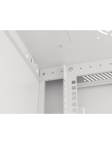 Szafa rackowa wisząca 19" 18U 600x450 szara | Szafy serwerowe | ODEL.PL