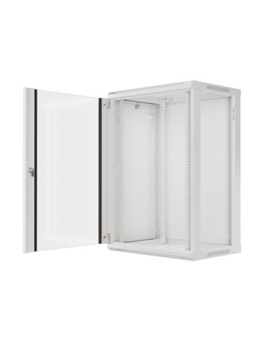 Szafa rackowa wisząca 19" 18U 600x450 szara | Szafy serwerowe | ODEL.PL