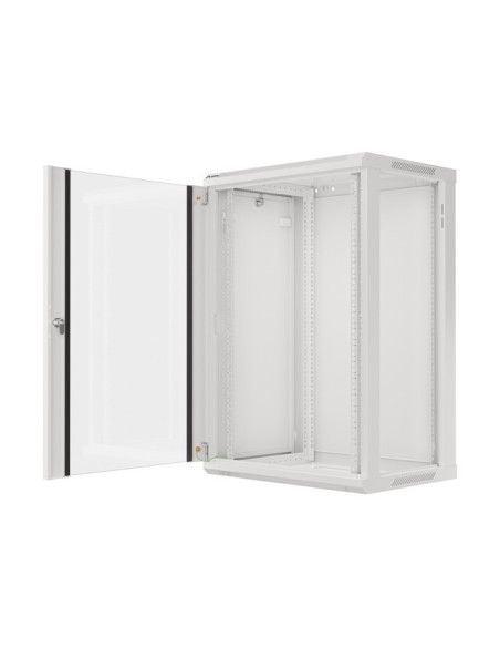 Szafa rackowa wisząca 19" 18U 600x450 szara | Szafy serwerowe | ODEL.PL