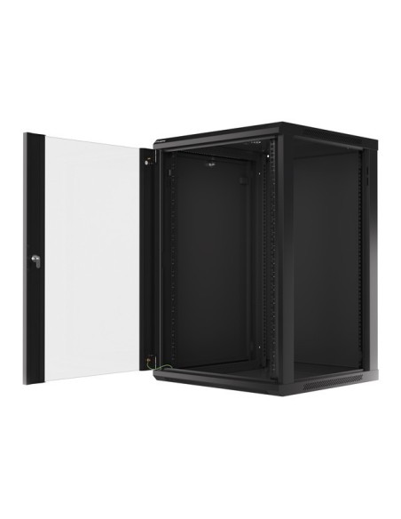 Szafa rackowa wisząca 19" 18U 600x600 czarna | Szafy serwerowe | ODEL.PL