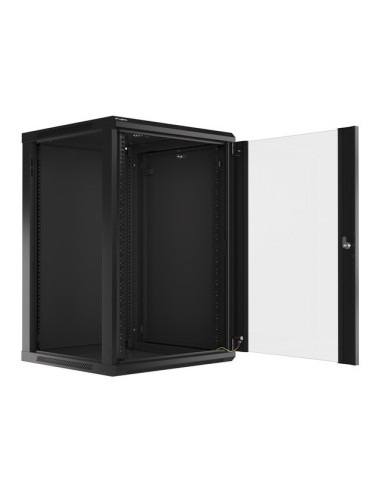 Szafa rackowa wisząca 19" 18U 600x600 czarna | Szafy serwerowe | ODEL.PL