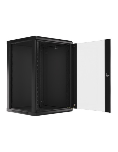 Szafa rackowa wisząca 19" 18U 600x600 czarna | Szafy serwerowe | ODEL.PL