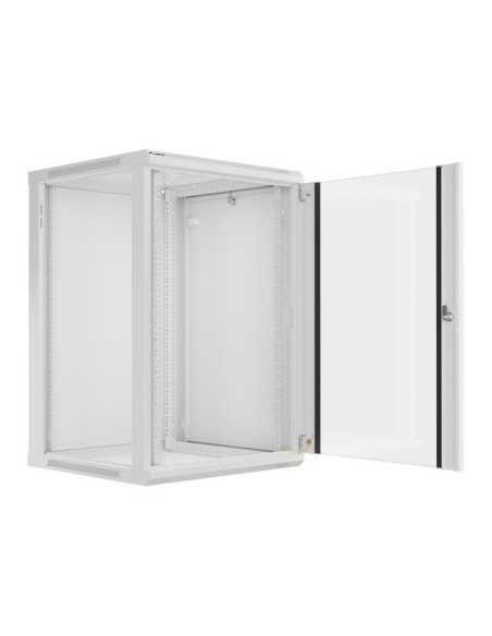 Szafa rackowa wisząca 19" 18U 600x600 szara | Szafy serwerowe | ODEL.PL
