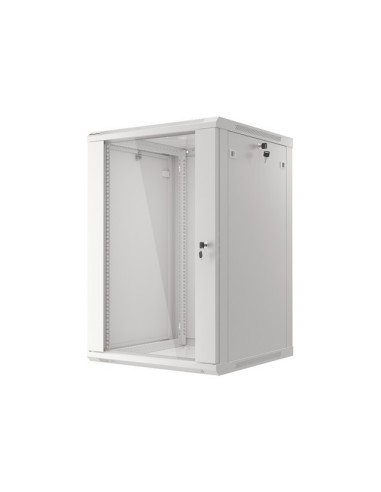 Szafa rackowa wisząca 19" 18U 600x600 szara | Szafy serwerowe | ODEL.PL