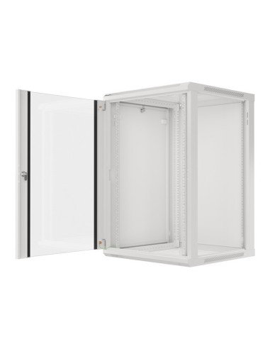 Szafa rackowa wisząca 19" 18U 600x600 szara | Szafy serwerowe | ODEL.PL