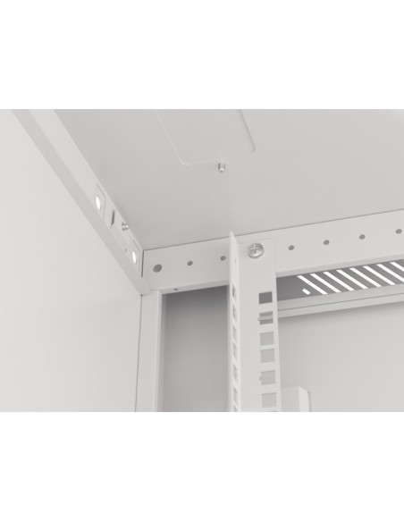 Szafa rackowa wisząca 19" 18U 600x600 szara | Szafy serwerowe | ODEL.PL