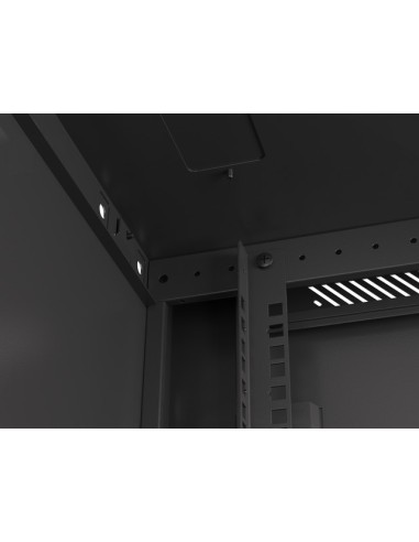 Szafa rackowa wisząca 19" 22U 600x600 czarna | Szafy serwerowe | ODEL.PL