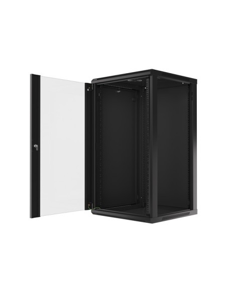 Szafa rackowa wisząca 19" 22U 600x600 czarna | Szafy serwerowe | ODEL.PL