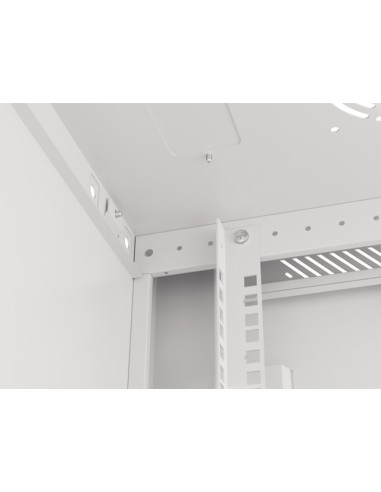 Szafa rackowa wisząca 19" 27U 600x450 szara | Szafy serwerowe | ODEL.PL