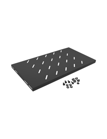 Półka do szafy rack 19" 1U 450mm udźwig 120kg czarna | Akcesoria do szaf RACK | ODEL.PL
