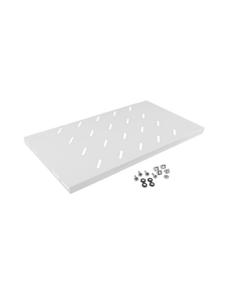 Półka do szafy rack 19" 1U 450mm udźwig 120kg szara | Akcesoria do szaf RACK | ODEL.PL