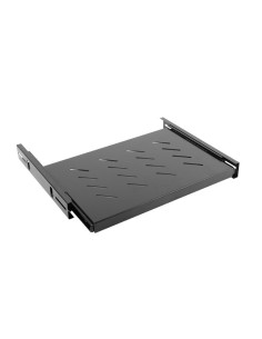 Wysuwana półka do szafy rack 19" 1U 600mm czarna | Akcesoria do szaf RACK | ODEL.PL