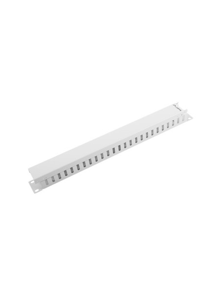 Organizer kablowy 19" 1U z zaślepką Typ A szary | Akcesoria do szaf RACK | ODEL.PL