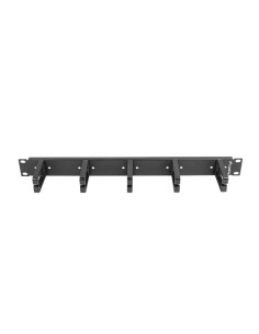 Organizer kablowy 19" 1U z 5 uchwytami Typ B czarny | Akcesoria do szaf RACK | ODEL.PL 2