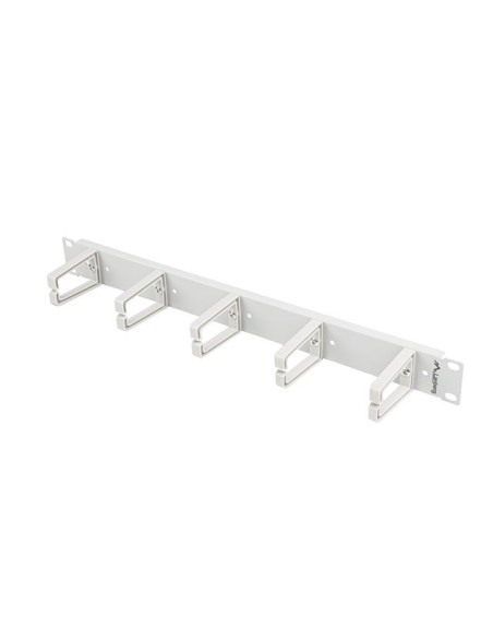 Organizer kablowy 19" 1U z 5 uchwytami Typ B szary | Akcesoria do szaf RACK | ODEL.PL