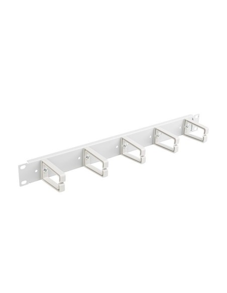 Organizer kablowy 19" 1U z 5 uchwytami Typ B szary | Akcesoria do szaf RACK | ODEL.PL