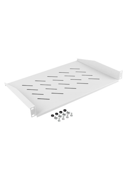 Półka doczołowa do szafy rack 19" 1U uniwersalna szara | Akcesoria do szaf RACK | ODEL.PL