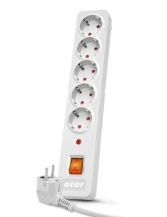 Listwa zasilająca Acar X5 5m 5 gniazd Schuko szara | Listwy zasilające | ODEL.PL