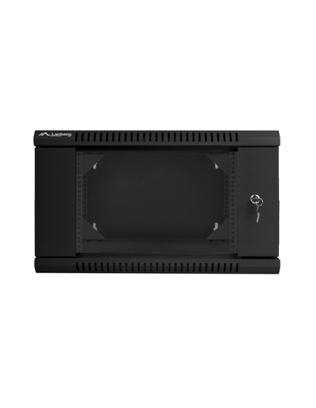 Szafa rackowa dwusekcyjna wisząca 19" 6U 600x600 czarna | Szafy serwerowe | ODEL.PL