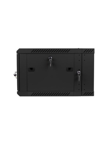 Szafa rackowa dwusekcyjna wisząca 19" 6U 600x600 czarna | Szafy serwerowe | ODEL.PL