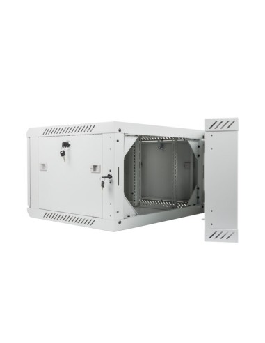 Szafa rackowa dwusekcyjna wisząca 19" 6U 600x600 szara | Szafy serwerowe | ODEL.PL