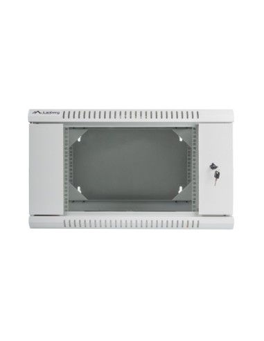 Szafa rackowa dwusekcyjna wisząca 19" 6U 600x600 szara | Szafy serwerowe | ODEL.PL