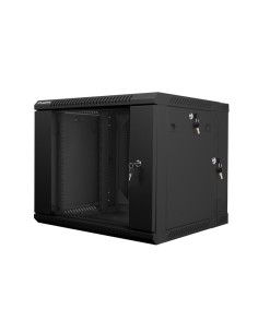 Szafa rackowa dwusekcyjna wisząca 19" 9U 600x600 czarna | Szafy serwerowe | ODEL.PL