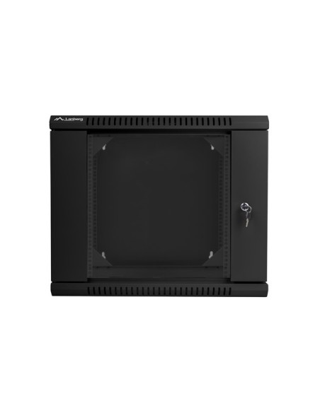 Szafa rackowa dwusekcyjna wisząca 19" 9U 600x600 czarna | Szafy serwerowe | ODEL.PL