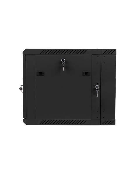 Szafa rackowa dwusekcyjna wisząca 19" 9U 600x600 czarna | Szafy serwerowe | ODEL.PL