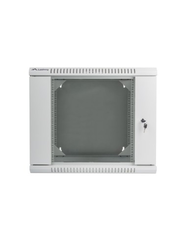 Szafa rackowa dwusekcyjna wisząca 19" 9U 600x600 szara | Szafy serwerowe | ODEL.PL