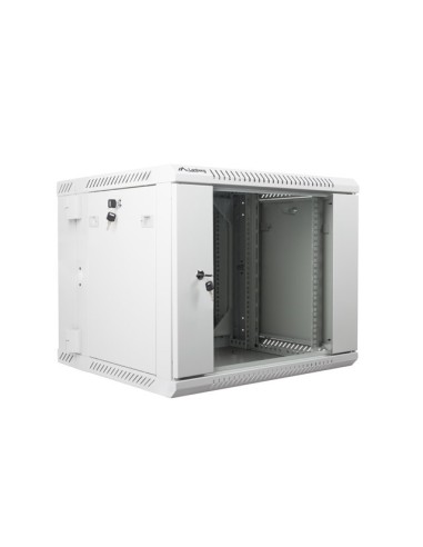 Szafa rackowa dwusekcyjna wisząca 19" 9U 600x600 szara | Szafy serwerowe | ODEL.PL