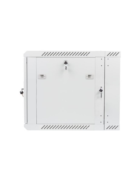 Szafa rackowa dwusekcyjna wisząca 19" 9U 600x600 szara | Szafy serwerowe | ODEL.PL
