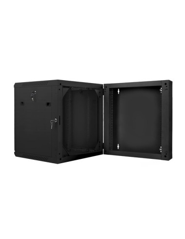 Szafa rackowa dwusekcyjna wisząca 19" 12U 600x600 czarna | Szafy serwerowe | ODEL.PL