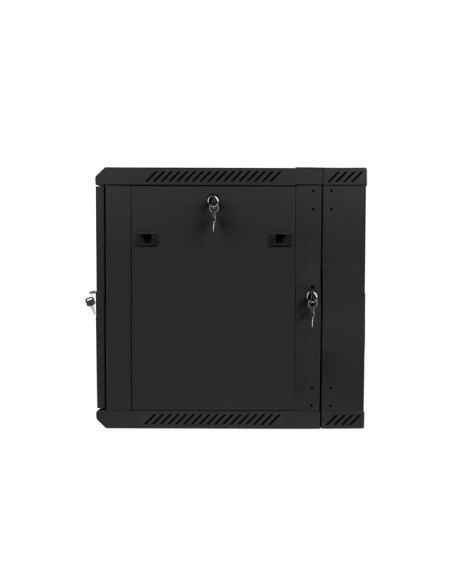 Szafa rackowa dwusekcyjna wisząca 19" 12U 600x600 czarna | Szafy serwerowe | ODEL.PL