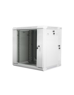 Szafa rackowa dwusekcyjna wisząca 19" 12U 600x600 szara | Szafy serwerowe | ODEL.PL