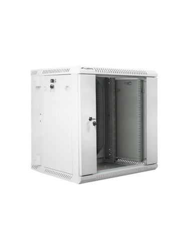 Szafa rackowa dwusekcyjna wisząca 19" 12U 600x600 szara | Szafy serwerowe | ODEL.PL