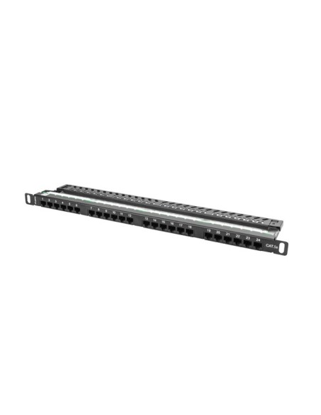Patch panel 24-portowy 0.5U Kat.5e UTP z organizerem | Osprzęt sieciowy | ODEL.PL
