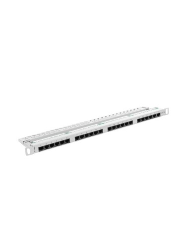 Patch panel ekranowany 24-portowy 0.5U Kat.5e FTP | Osprzęt sieciowy | ODEL.PL