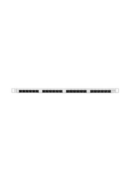 Patch panel ekranowany 24-portowy 0.5U Kat.5e FTP | Osprzęt sieciowy | ODEL.PL